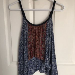 Cute  multi colored hi low top. NWOT